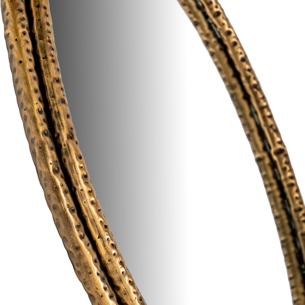 Nahla Mirror With Dimpled Frame
