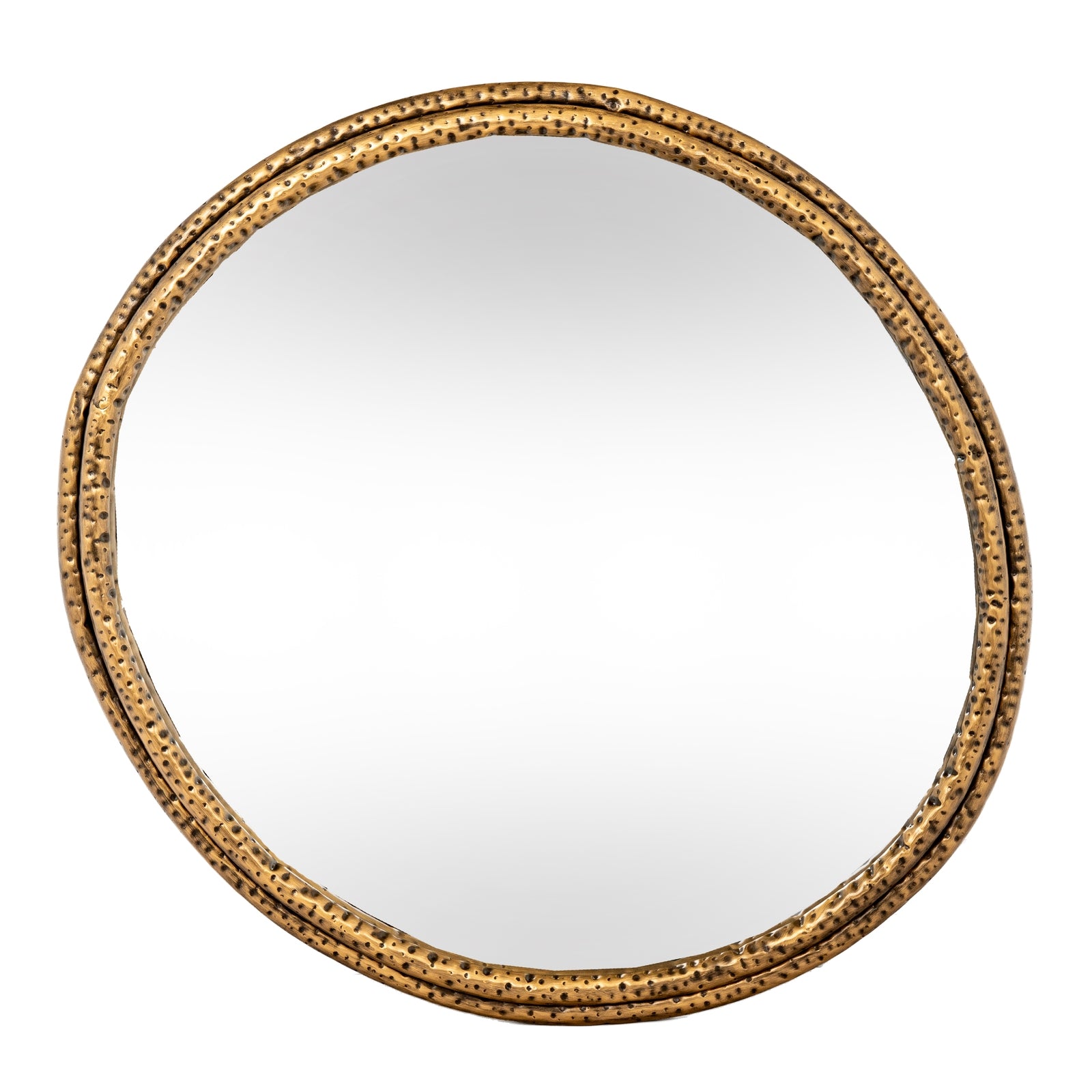 Nahla Mirror With Dimpled Frame – Roma Home