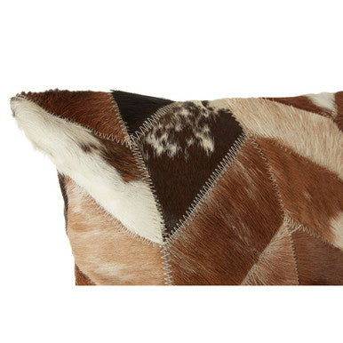 Bosie Safira Natural Patchwork Cushion