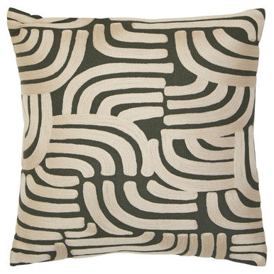 Bosie Ozella Natural And Green Cushion