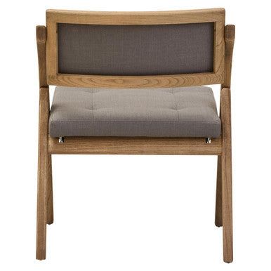 Cebu Grey Wash Elm Wood Folding Chair