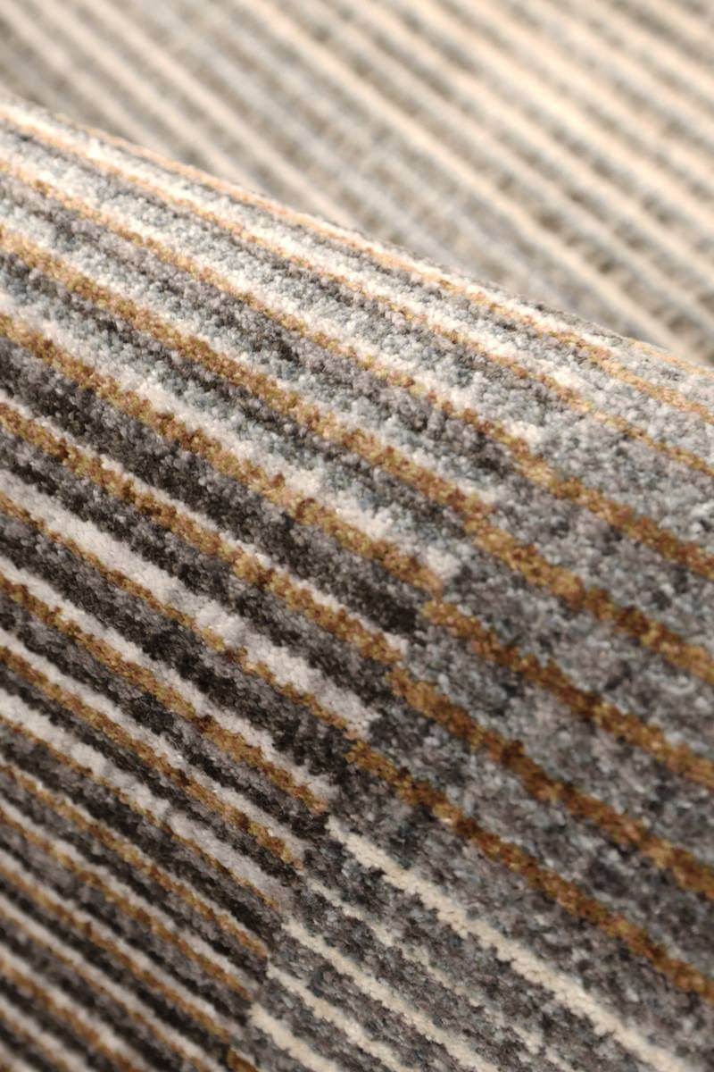Aspre Shades Lines Rug – Brown Striped
