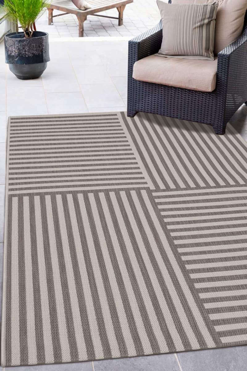 County Multistripe Rug – Indoor/Outdoor Use