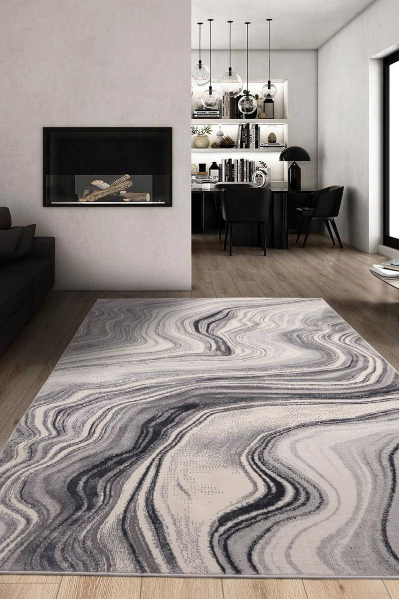 Dusk Watercolour Rug – Soft Abstract Design