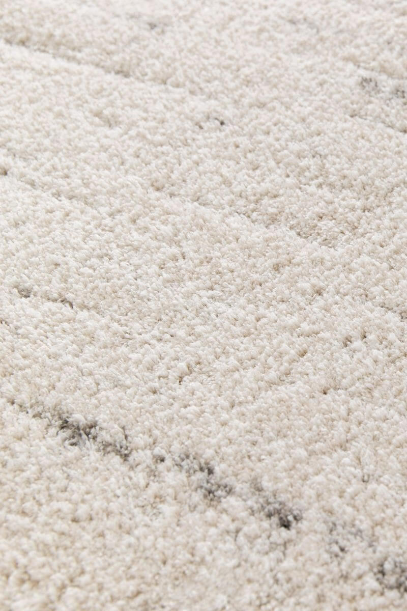 Pure Cream Rug – Soft 3D Texture Abstract Design