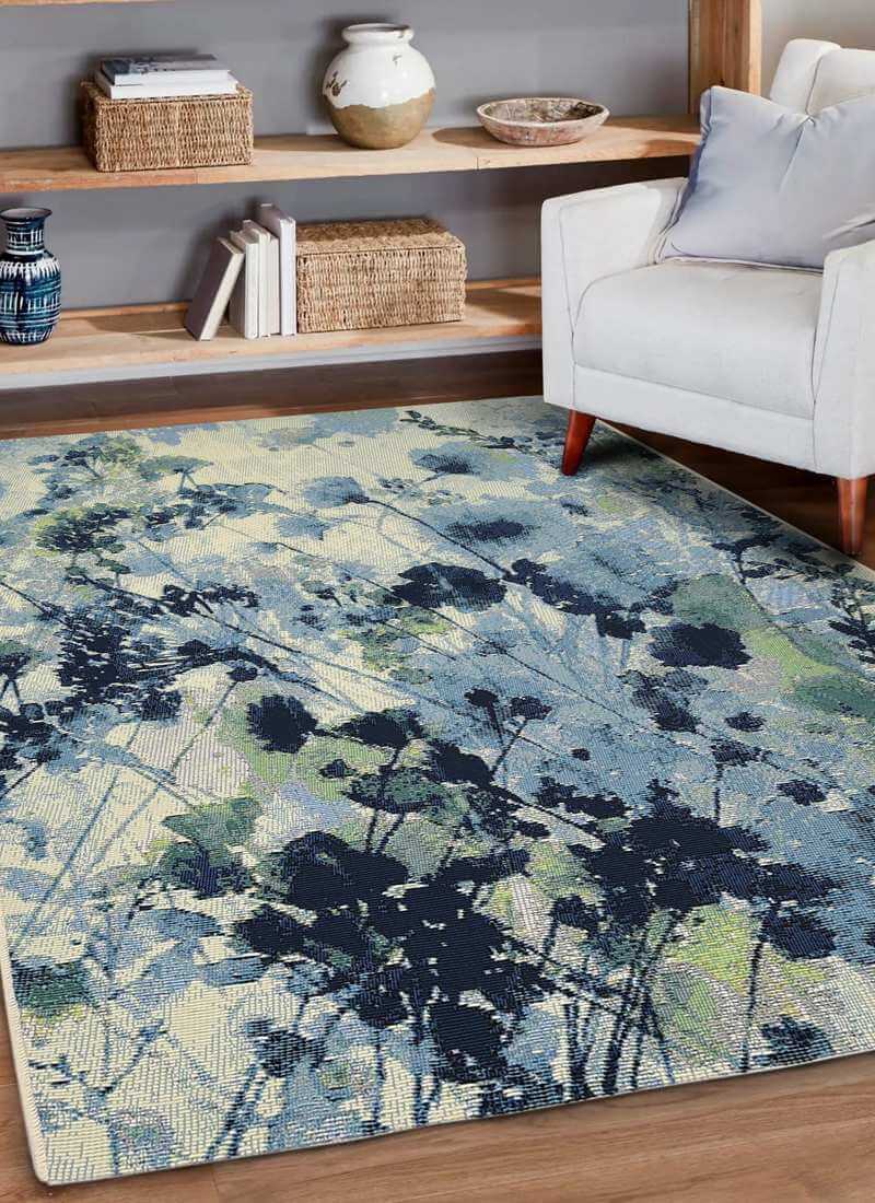 Tropicana Watercolour Meadow Rug – Indoor/Outdoor Rug