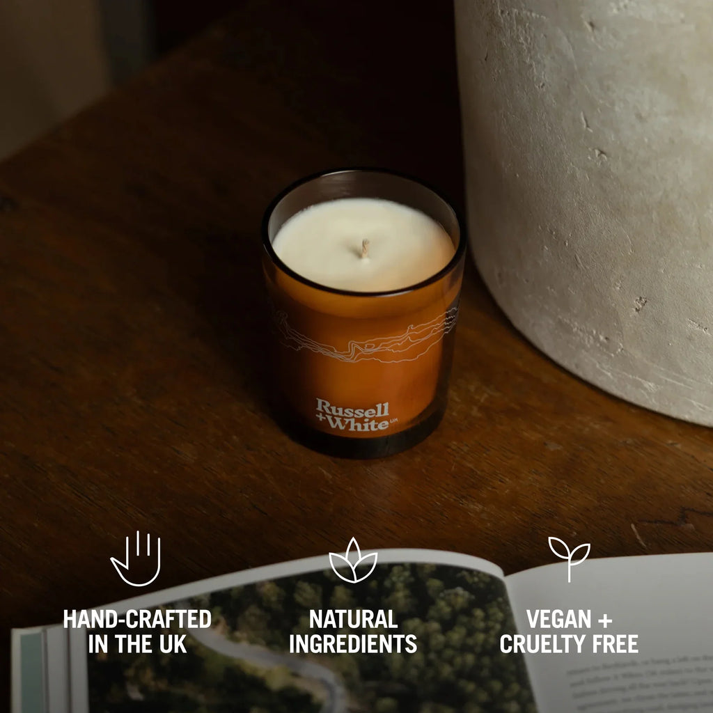 Firenze Leather Scented Candle Refill