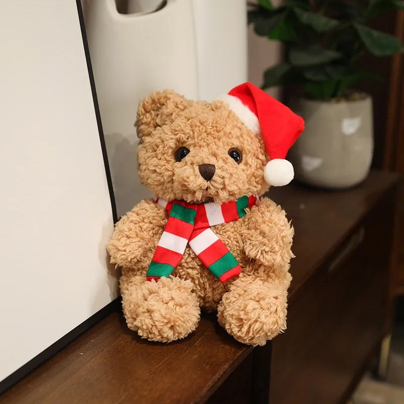 Christmas Decorative Cushion Santa Claus Toy Apple Peaceful Fruit Christmas wreath Cushion Gingerbread Man Cartoon Style