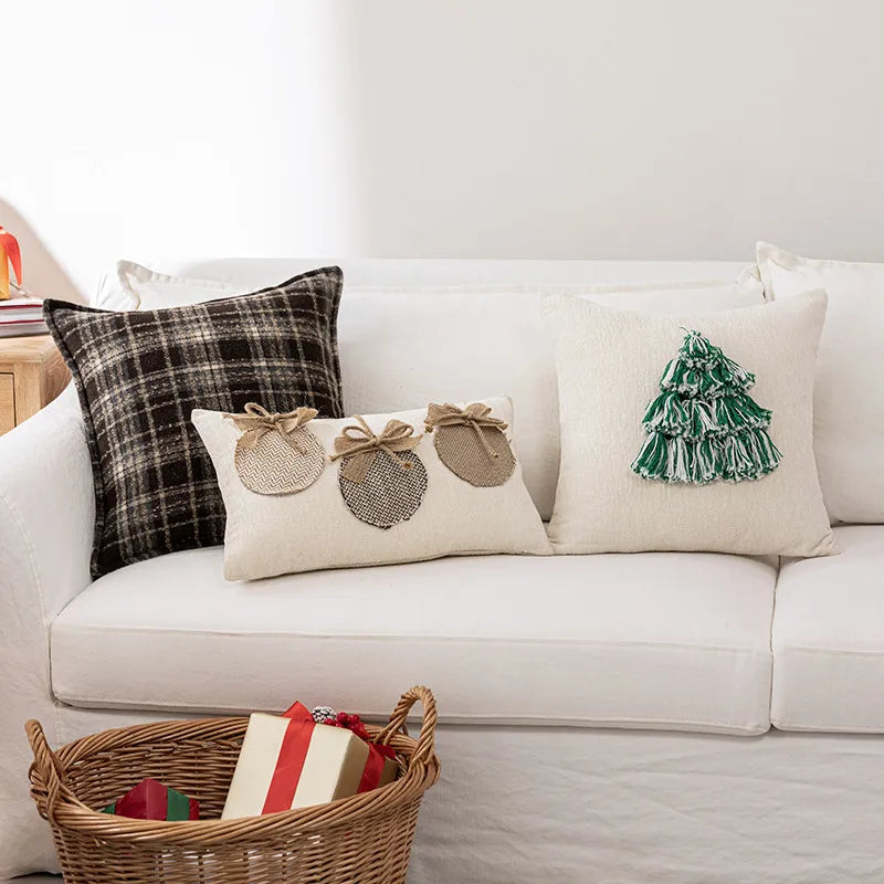 Christmas Snowflake Pillow Covers Living Room Sofa Bedding Decorative Cushion Cases Bedroom Headboard Pillows New Arrival