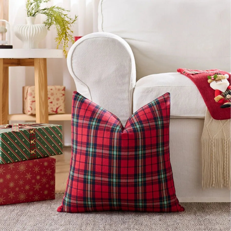 Christmas Deer Pillow Nordic Ins Style Sofa Living Room Decorative Cushion Cover Holiday Decoration Simple Printed Throw Pillow