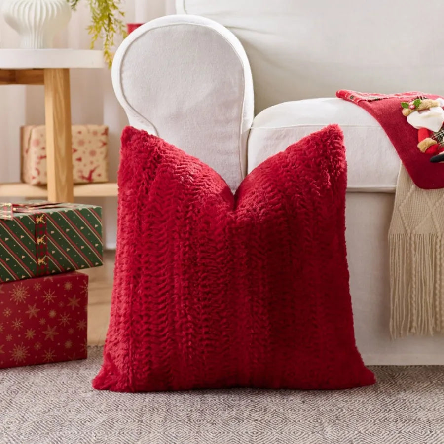 Christmas Deer Pillow Nordic Ins Style Sofa Living Room Decorative Cushion Cover Holiday Decoration Simple Printed Throw Pillow