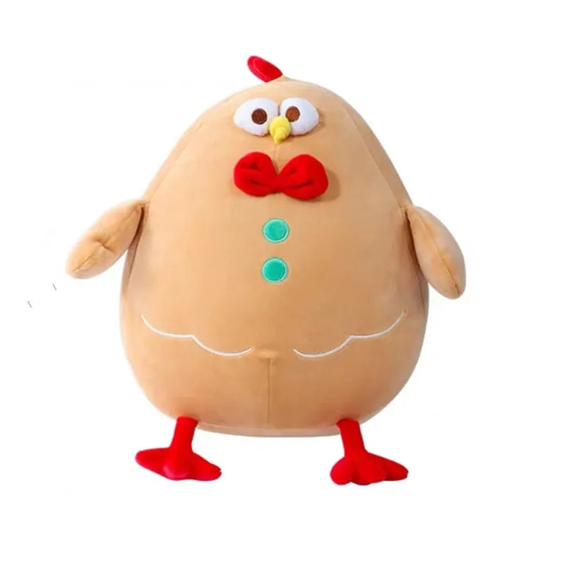 Christmas Decorative Cushion Santa Claus Toy Apple Peaceful Fruit Christmas wreath Cushion Gingerbread Man Cartoon Style