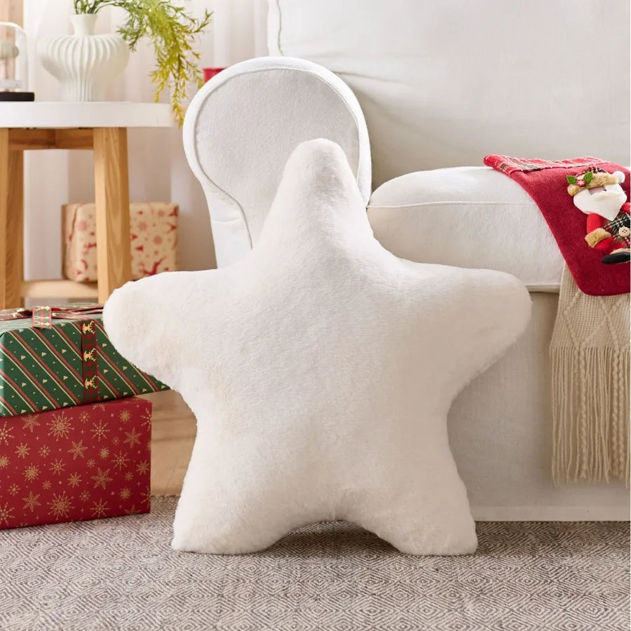 Christmas Deer Pillow Nordic Ins Style Sofa Living Room Decorative Cushion Cover Holiday Decoration Simple Printed Throw Pillow