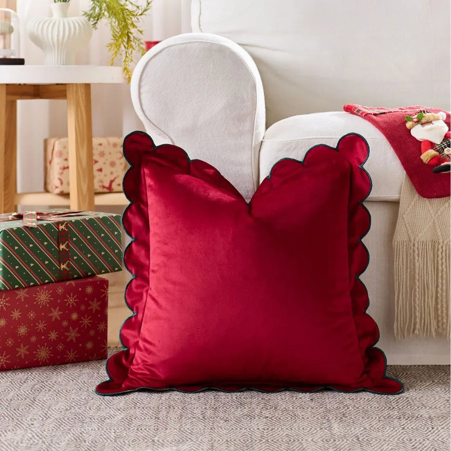 Christmas Deer Pillow Nordic Ins Style Sofa Living Room Decorative Cushion Cover Holiday Decoration Simple Printed Throw Pillow